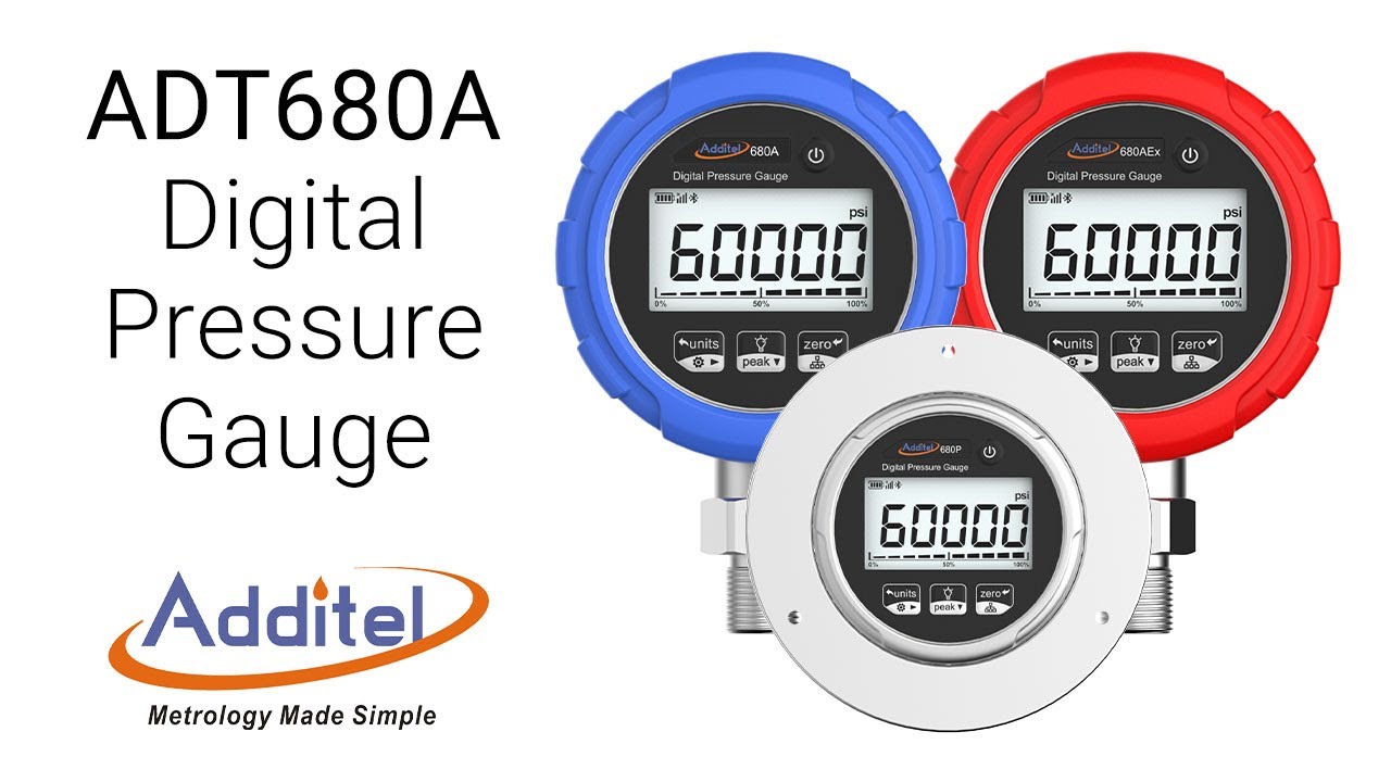 ADT680A Digital Pressure Gauge - Features and Overview