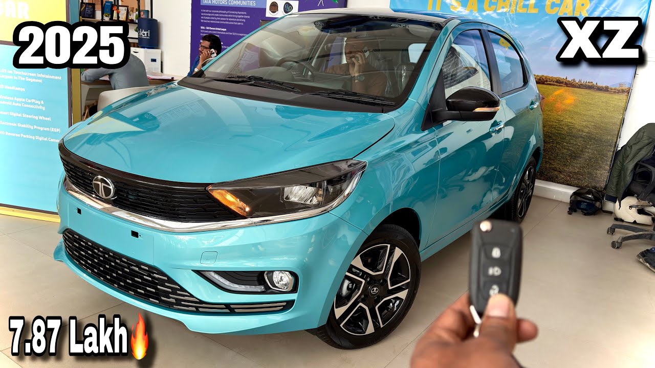 New Tata Tiago XZ Model 2025 facelift Launch Tata Tiago XZ Price Features, Full Details Tiago Review