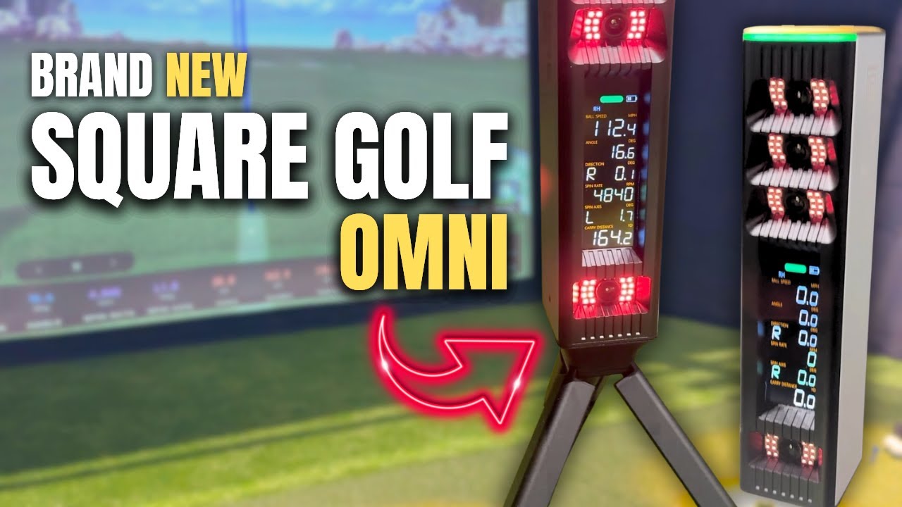 The BRAND NEW Square Golf Omni Launch Monitor (Indoor & Outdoor!)