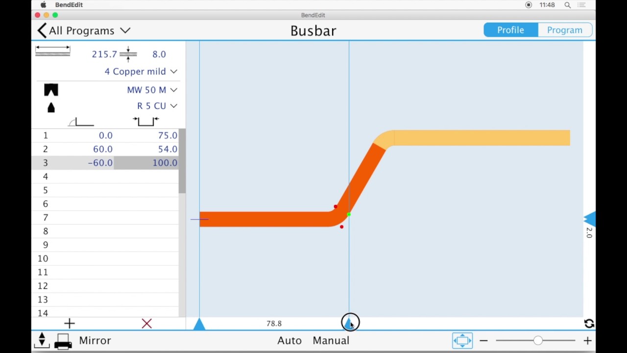 Bending software 