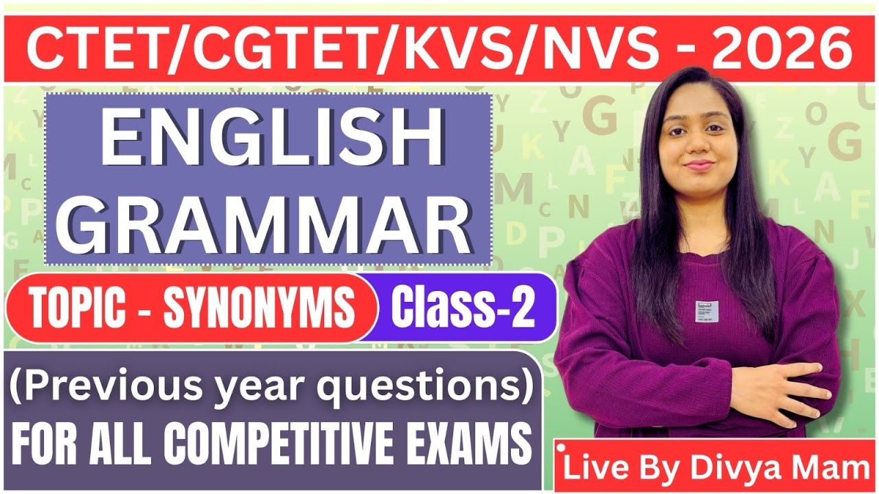 CTET/CGTET/UPTET/PSTETKVS/ALL TEACHING EXAMS/BANKING EXAMS/RAILWAY EXANS/PSC &SSC- ENG GRAMMAR CLASS