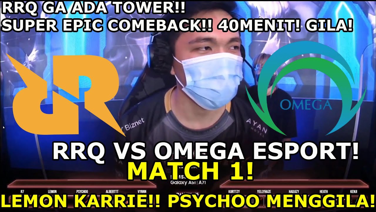 GILA TIM ALIEN SUPER EPIC COMEBACK 40 MENIT! DARI GA ADA TOWER SAMPE NGEBANTAI! GILAAA! RRQ VS OMEGA