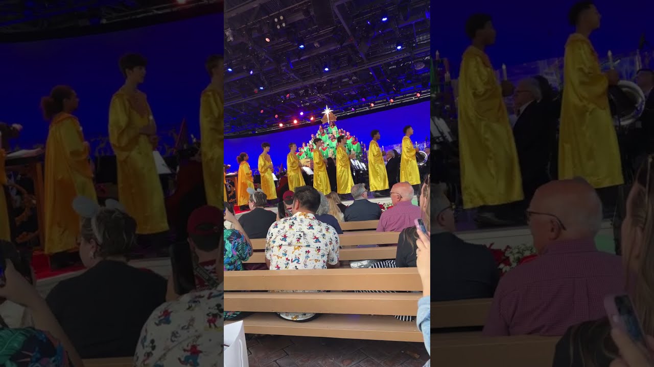 PVI Choir performs at Disney's Candlelight Processional