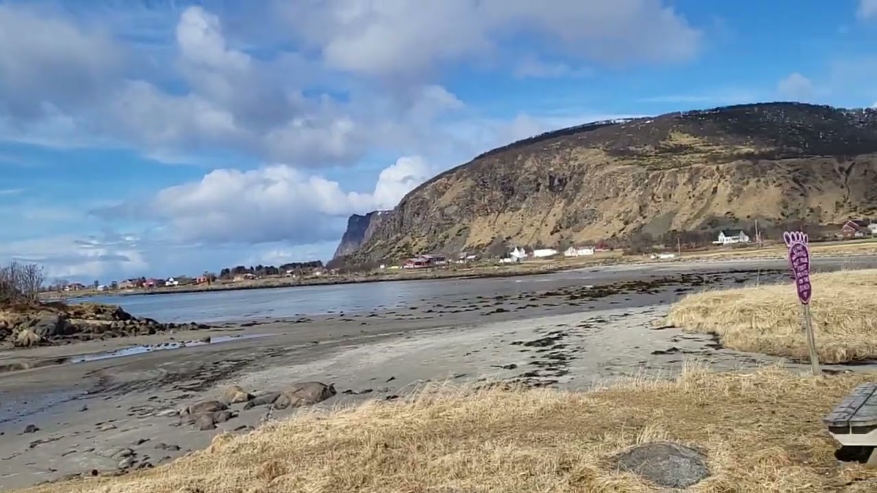 Melbu, strand. Norway.