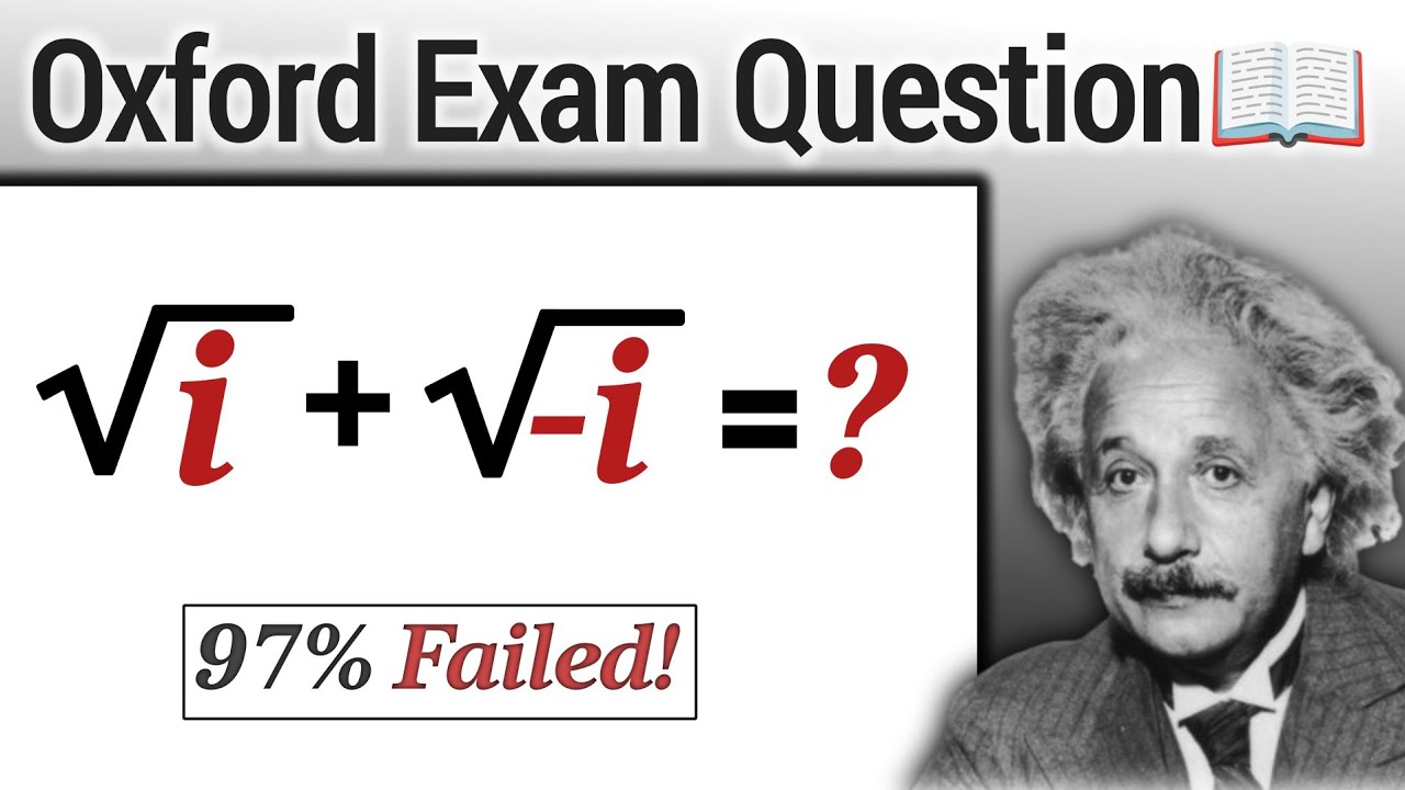 Oxford entrance exam question | Iota maths questions