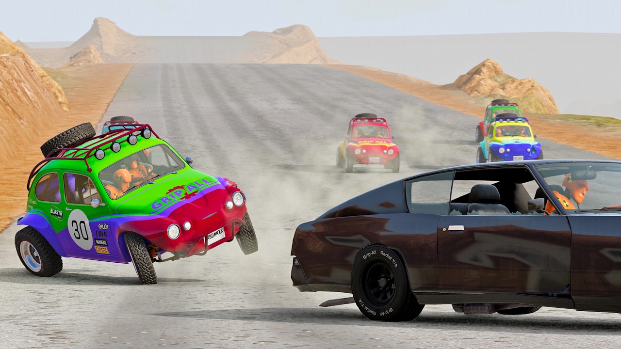 Cars vs Road Rage #16 - BeamNG Drive | xxbdmnxx