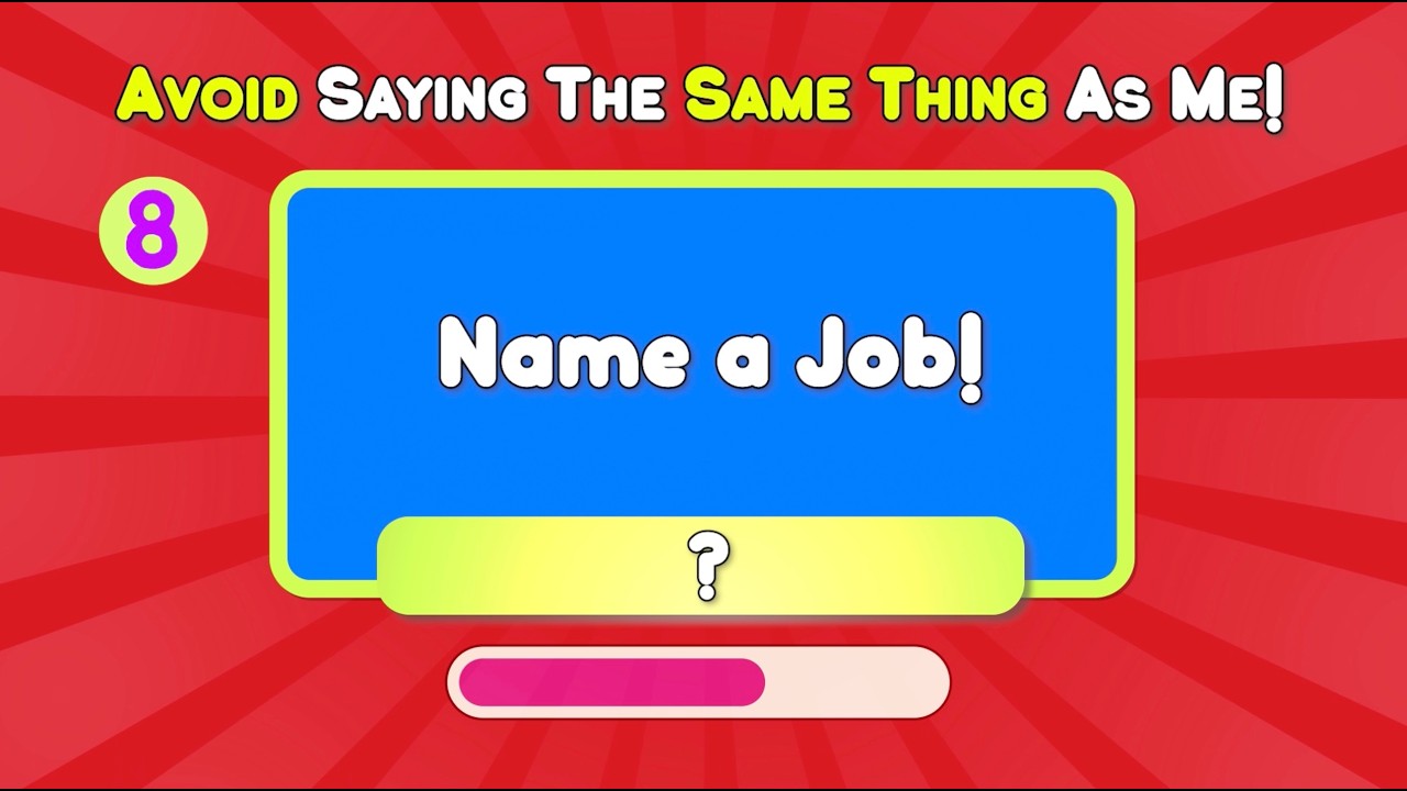 Avoid Saying the SAME Answer As Me! 😲 20 Questions Brain Challenge!