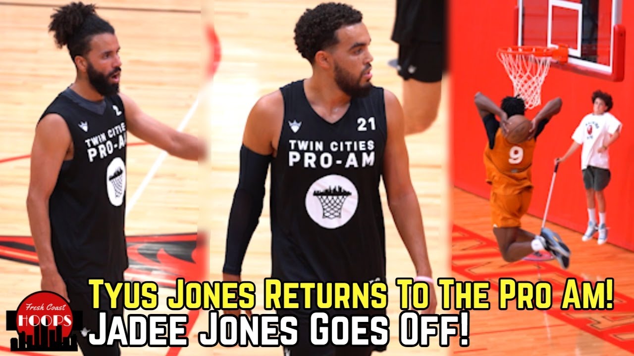 Tyus Jones Returns To The Twin Cities Pro Am! Jadee Jones Goes Off!