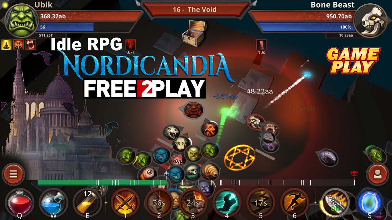 Nordicandia ★ Gameplay ★ PC Steam [ Free to Play ] Semi Idle Action RPG game 2022