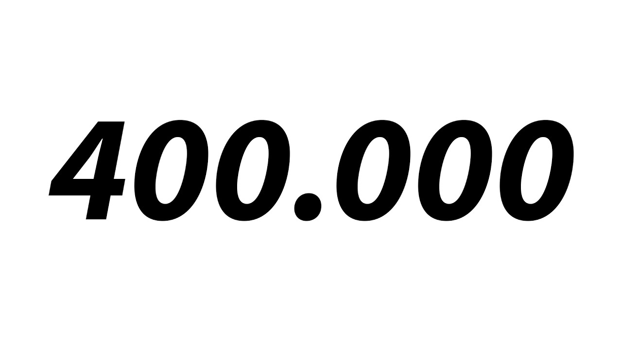 ВСТРЕЧАЕМ 400.000 ПОДПИСЧИКОВ НА СТРИМЕ