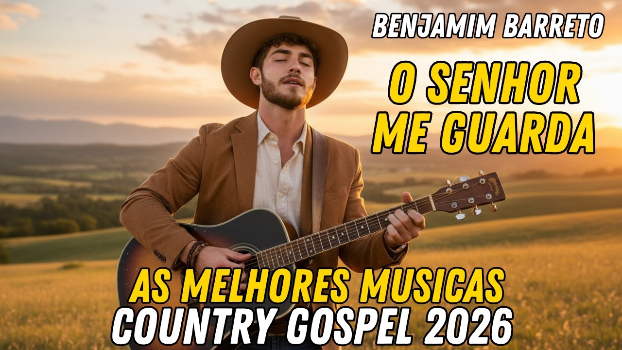 Benjamin Barreto — O Senhor Me Guarda | Sertanejo Gospel Country que Acalma a Alma