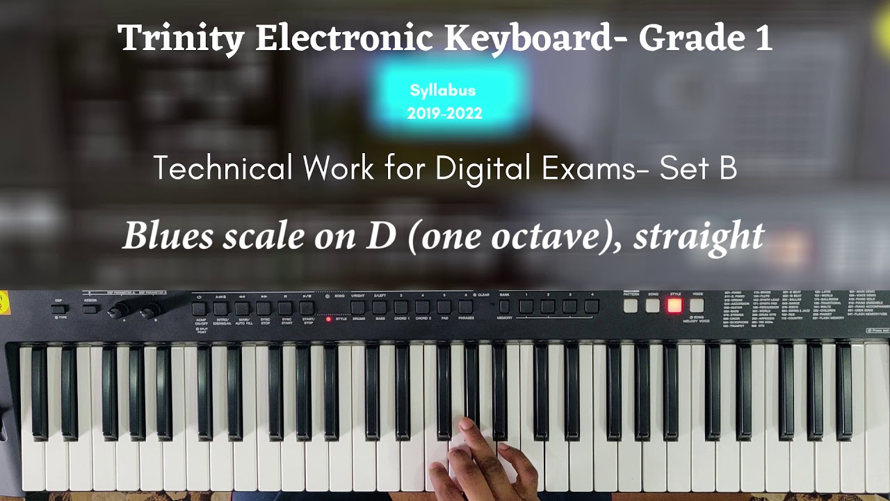 Keyboard Grade 1- Set B | Technical Work | Trinity Digital Exams only| Arvi School of Music