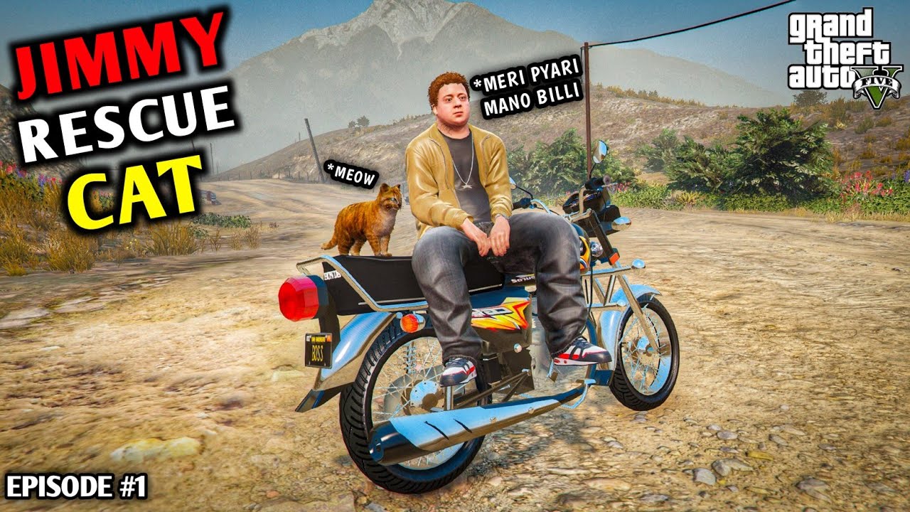 JIMMY RESCUE A CAT | EP #1 | GTA 5 PAKISTAN