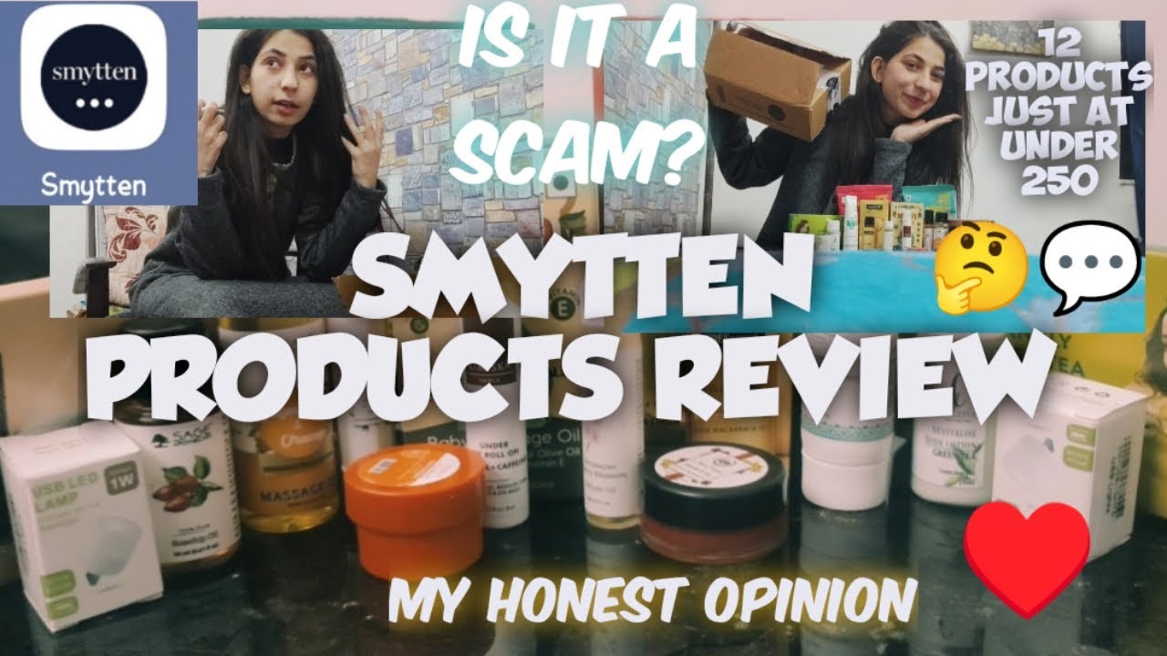 SMYTTEN HONEST REVIEW|Is it a Scam?|More than 12 Products just under 250 Rupees 😲