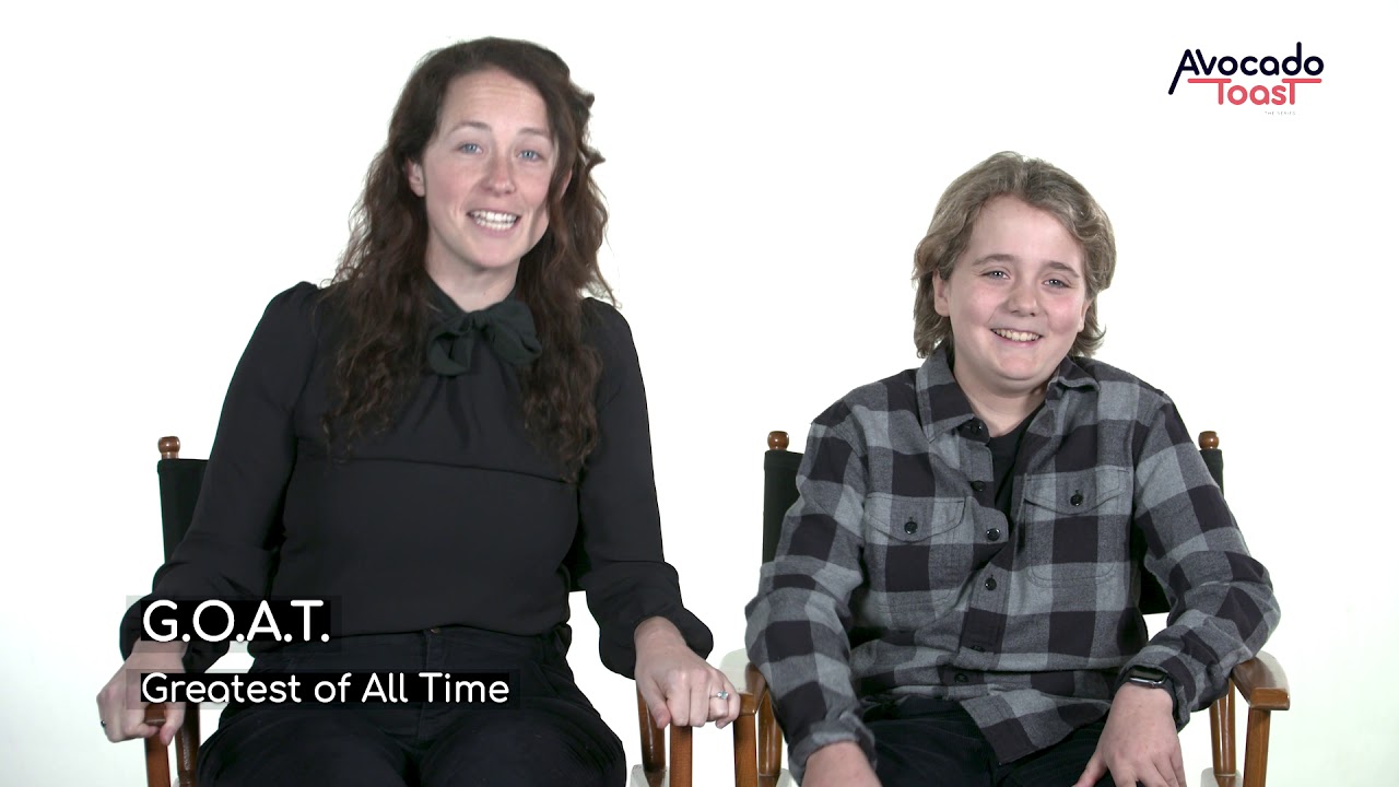 Heidi Lynch and Ben Luborsky from Avocado Toast the series play the Slang Game