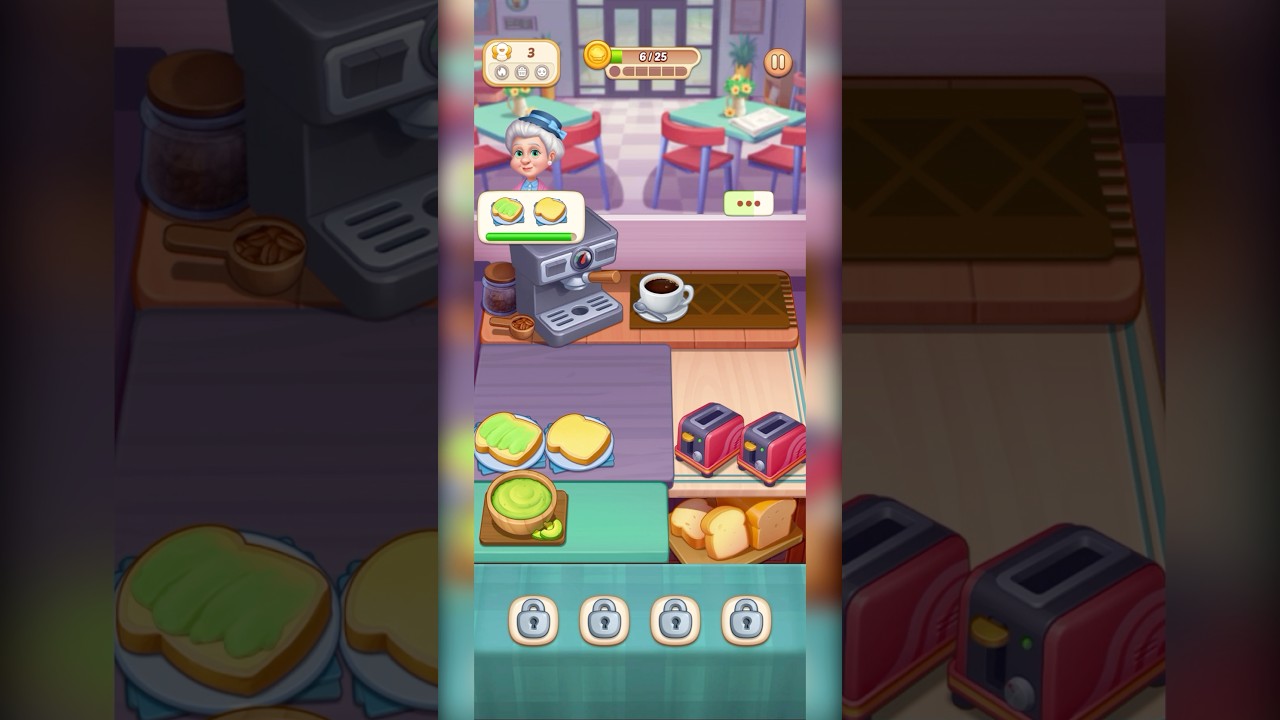 Cooking World (Level 1-3) (French Toast Restaurant)