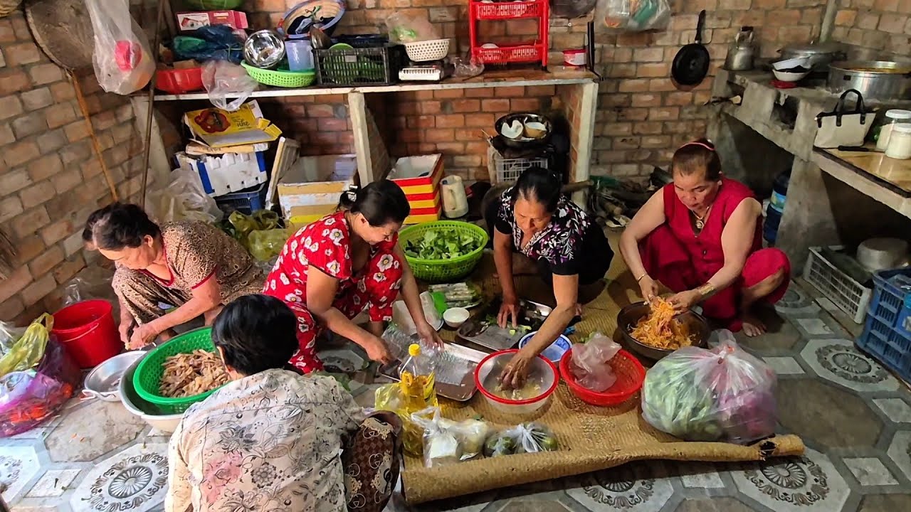 bữa nay đi ăn đám giỗ bên cồn thiệt nhe cả nhà 