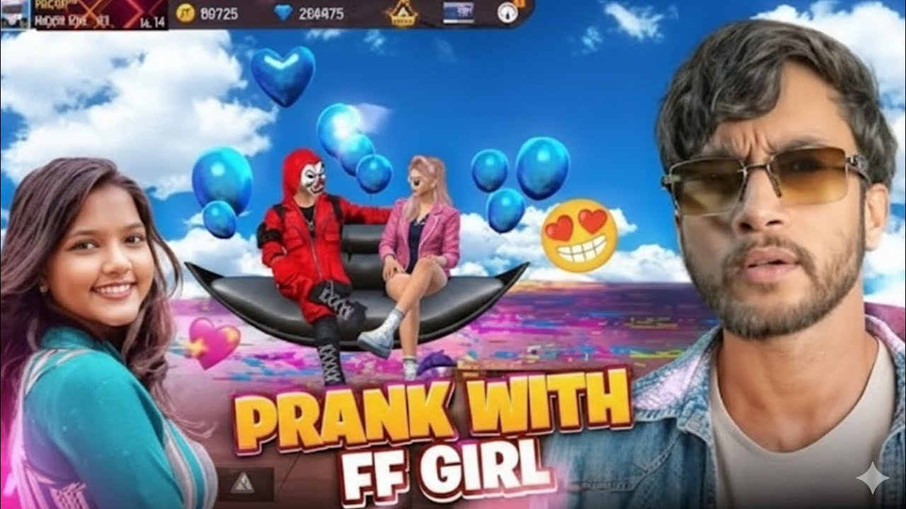 @Badge99 😂 Prank With ff Girl 😍 Free fire video garina #freefire #trending #ff #gaming 