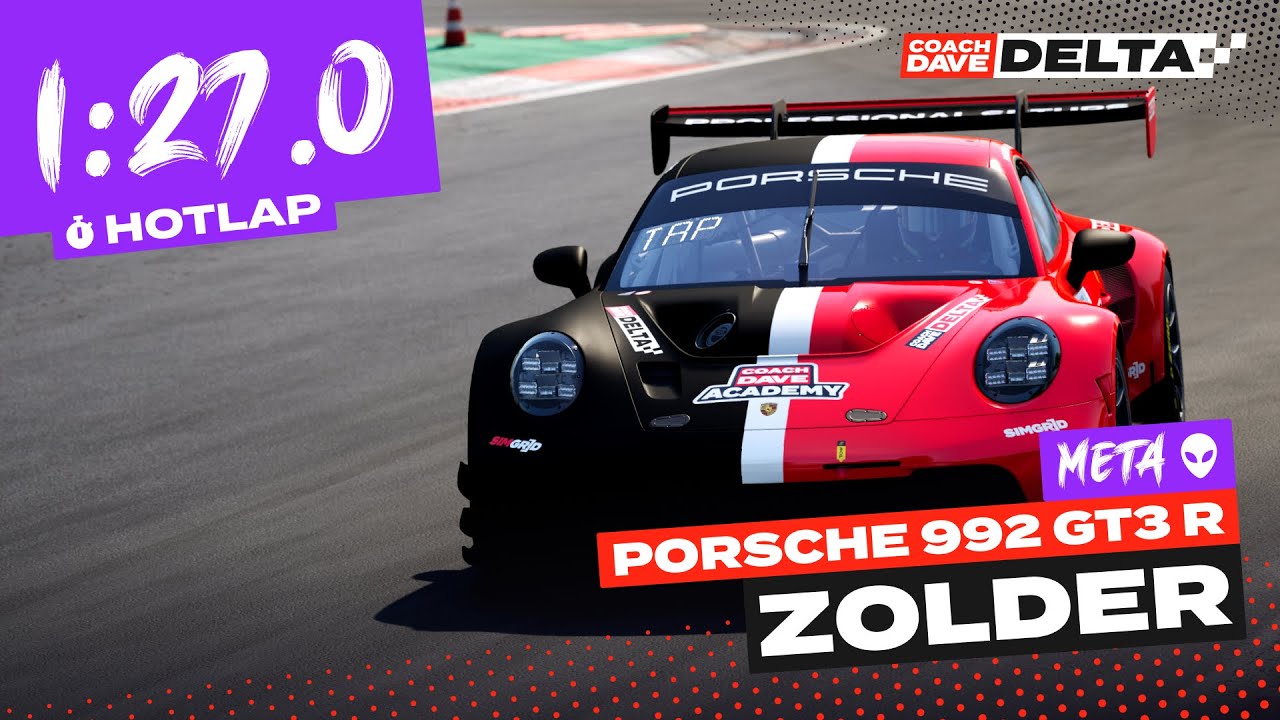 ACC Onboard Lap: Porsche 992 GT3 R at Zolder CDA M