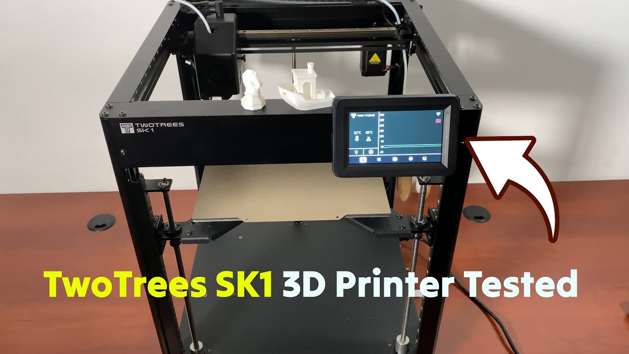 TwoTrees SK1 3D Printer Tested by Beginner: 700 mm/s CoreXY 3D Printer