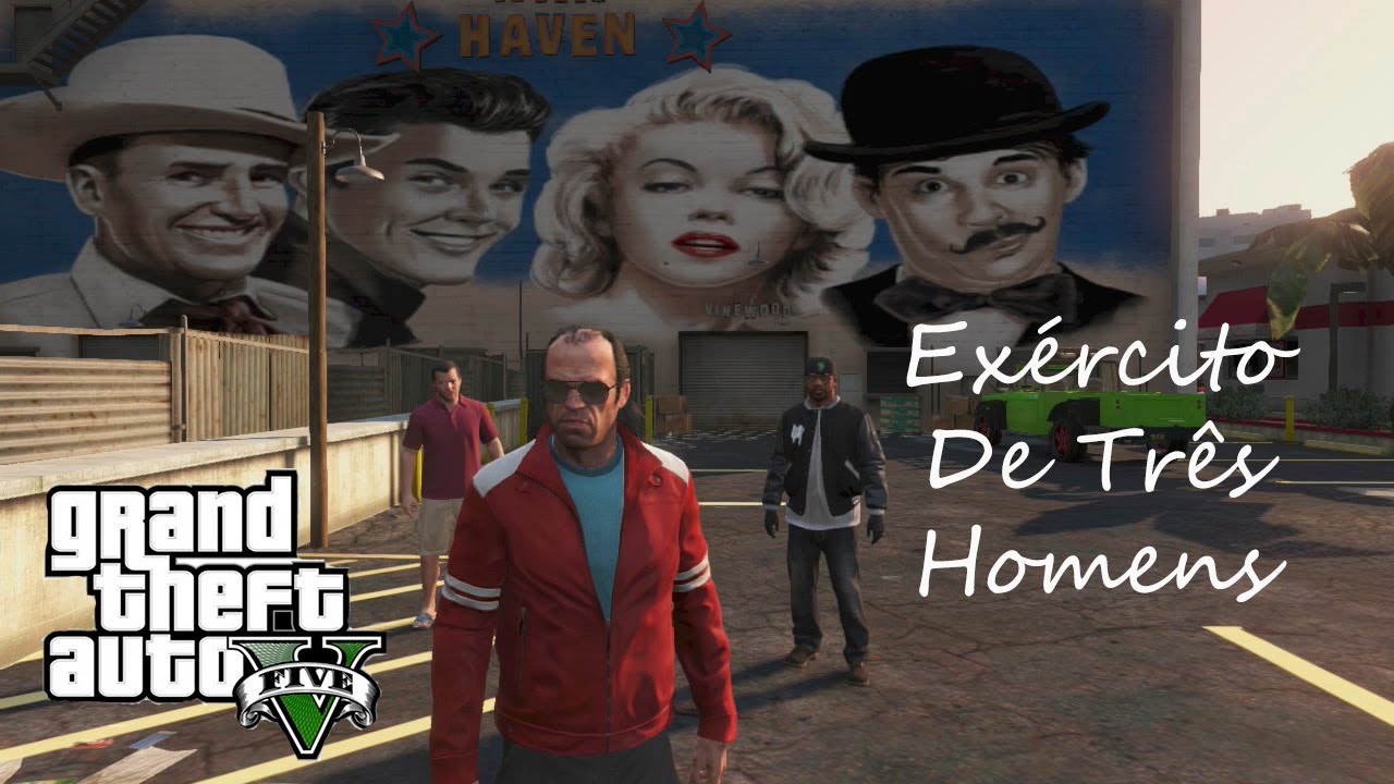 GTA V - Conquista/Troféu Exército De Três Homens - Guia Completo pt-br