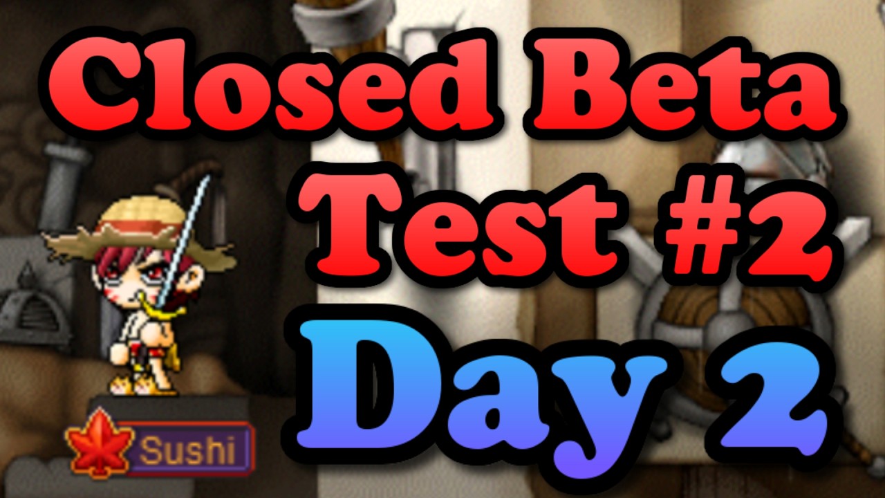Sushi Returns! Lv36 Spearman | Classic World Closed Beta Day 2!