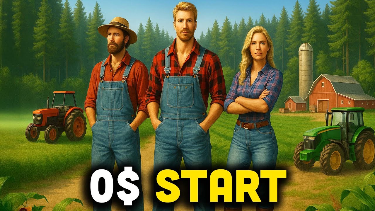 $0 START on No Mans Land🚜  @FarmingGenius @GirlNotFarming