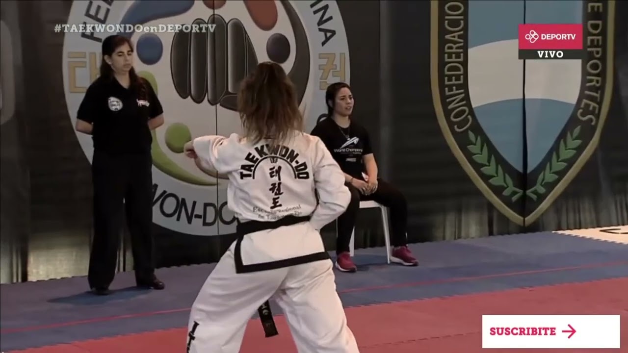 Sabrina Mai vs Micaela Violante | Campeonato Nacional de Taekwondo ITF 2018 | Final Formas 2° Dan