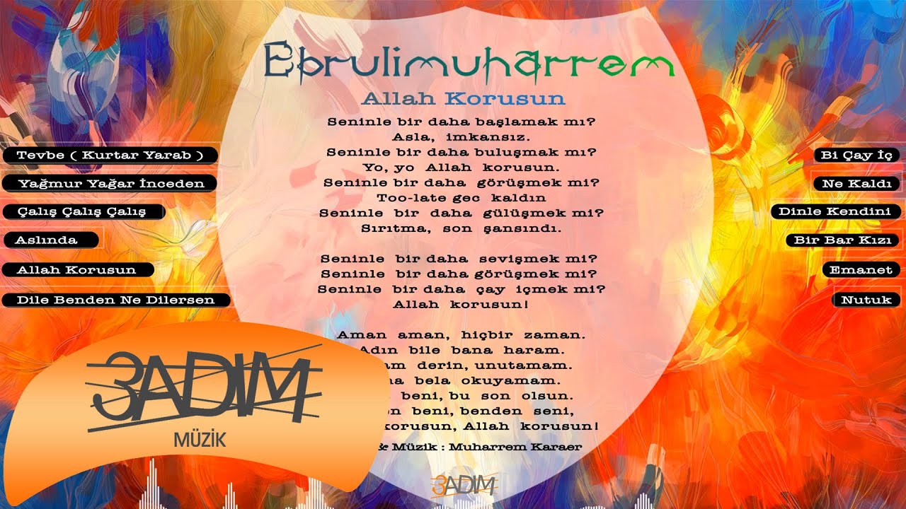 Ebrulimuharrem - Allah Korusun  ( Official Lyric Video )