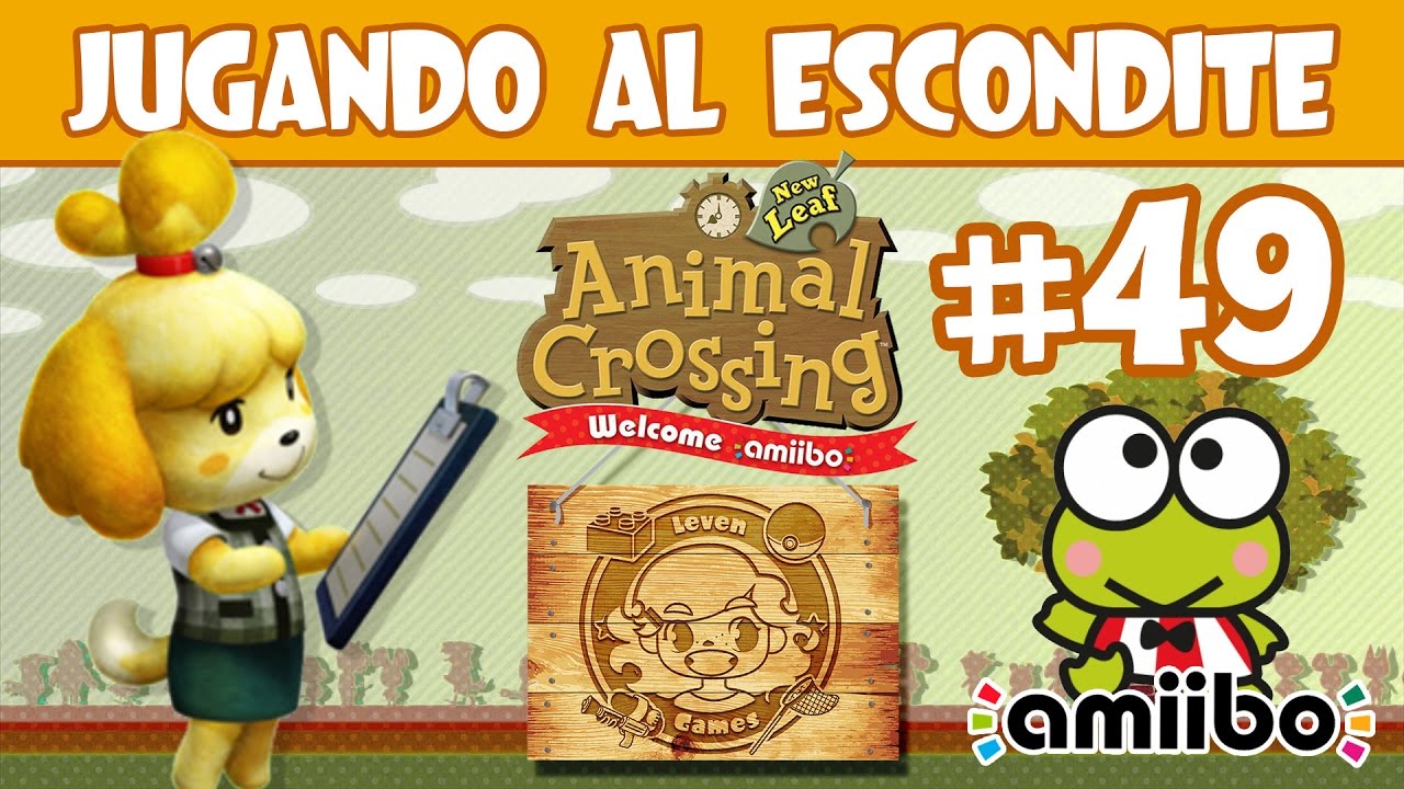 JUGANDO AL ESCONDITE - #49 ANIMAL CROSSING NEW LEAF WELCOME AMIIBO + CARTA AMIIBO KEROPPI SANRIO