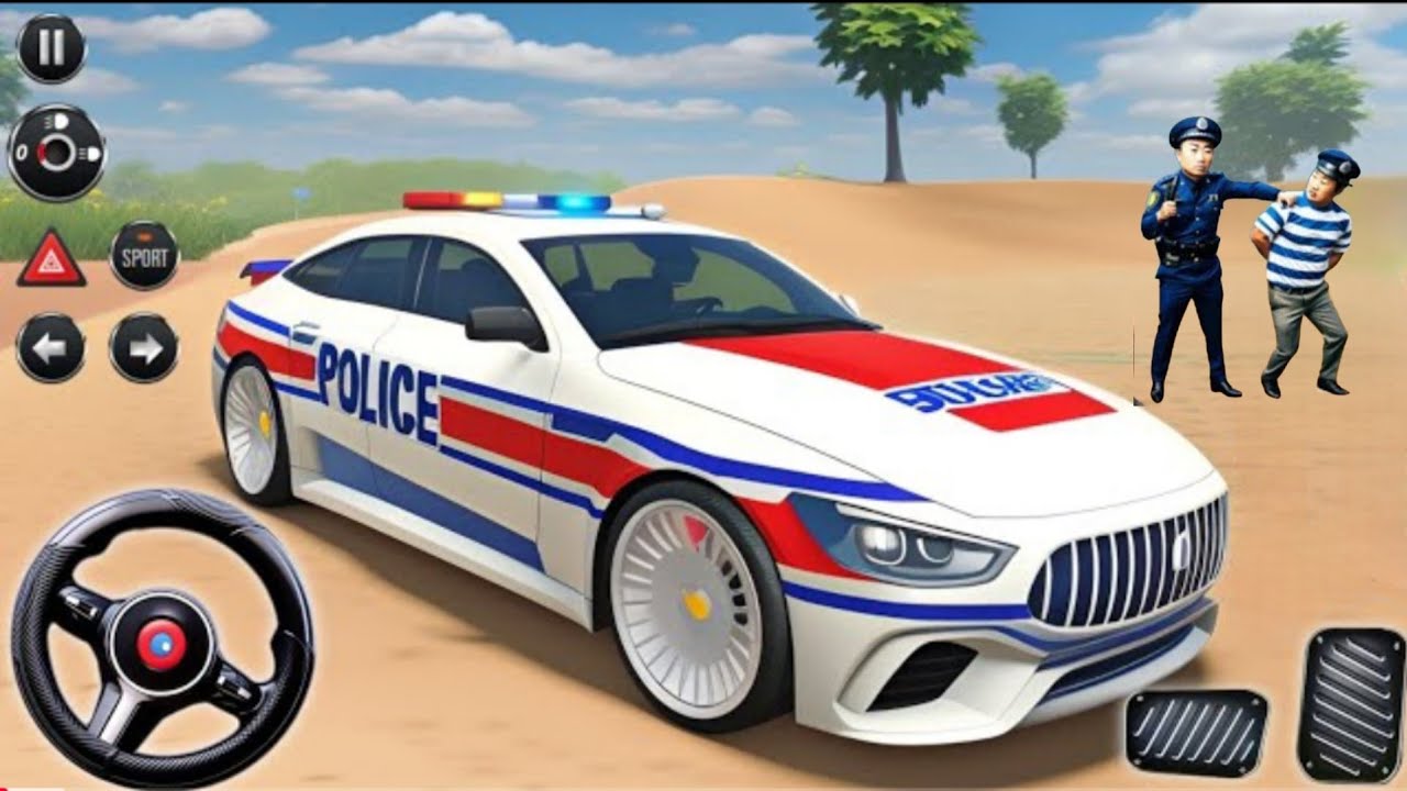 محاكي ألقيادة سيارات شرطة- العاب محاكاة الشرطة#1 -محاكاة القيادة 3D-العاب عربيات #Android_Gameplay