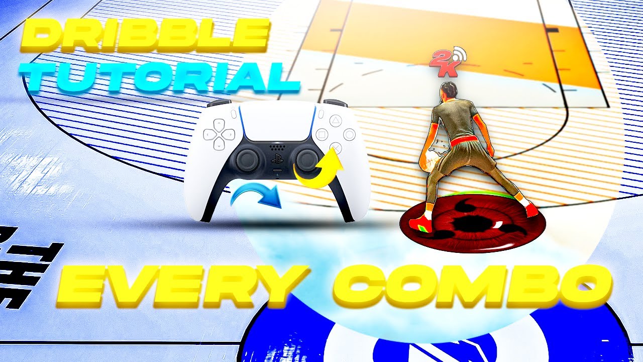 NBA 2K23 - Easiest ADVANCED DRIBBLE TUTORIAL (every combo + handcam) 😈