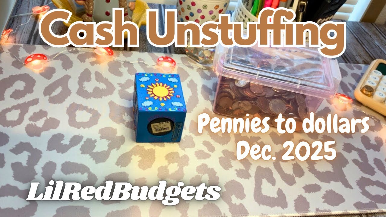 CASH UN-STUFF w/ me & let’s chat! 😃 2025 hasn’t been easy: Saving small $$ matters too. 💯🙌
