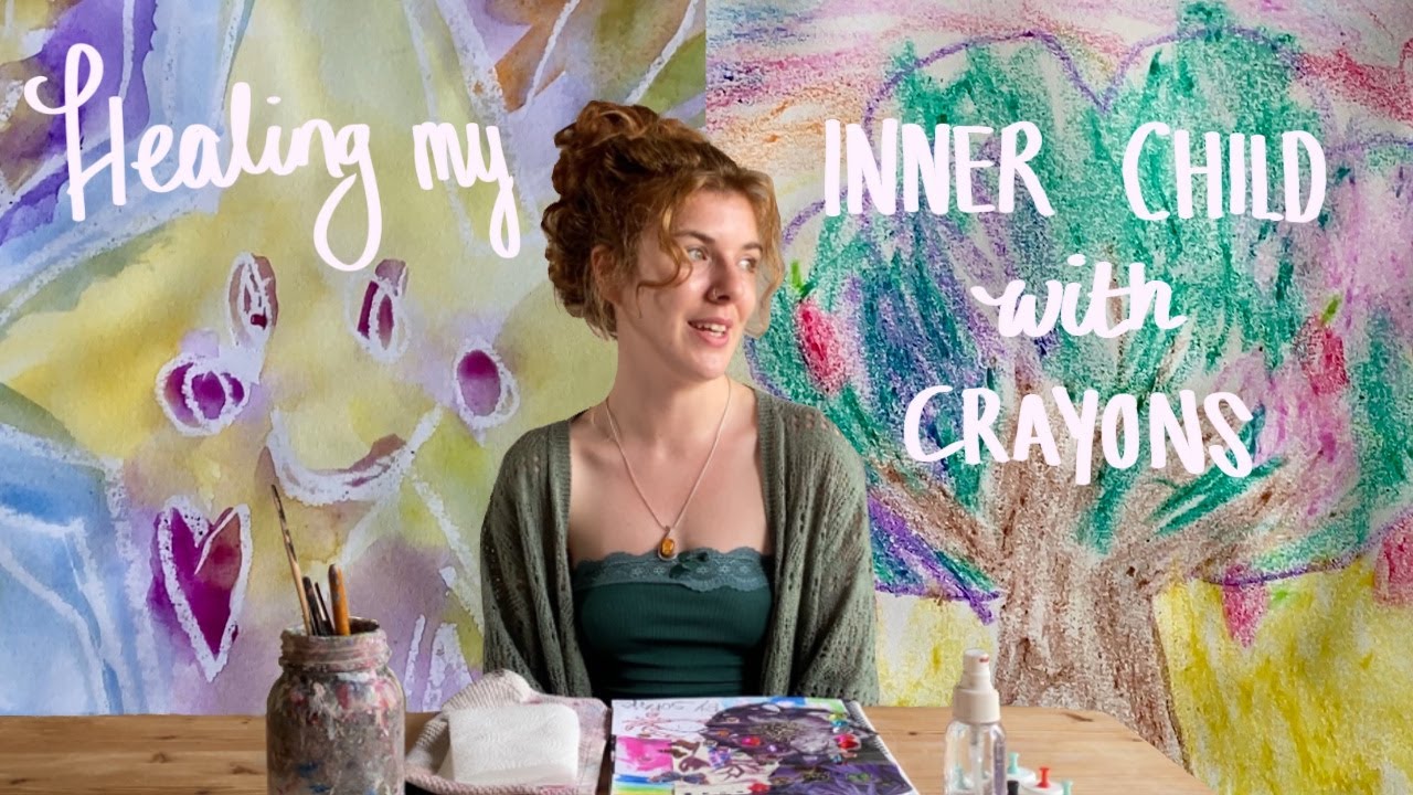 4 Art Healing Exercises with Crayons For Your Inner Child
