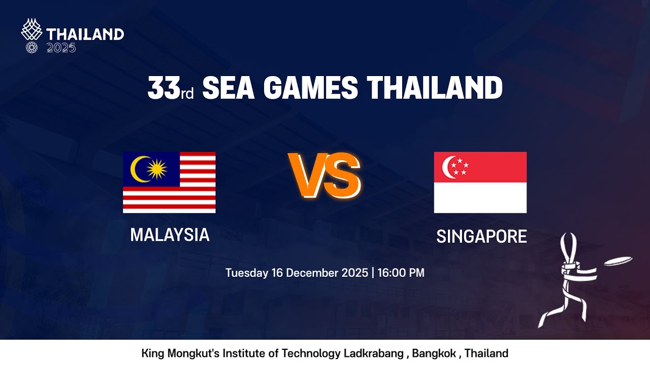 Malaysia vs Singapore - SEA Games 2025 Round Robin Game