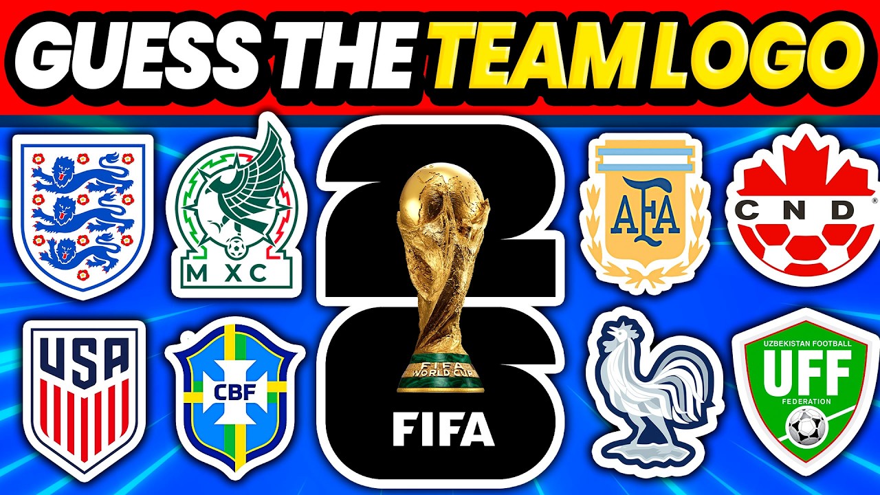 Guess 100 NATIONAL TEAMS by its LOGO 🔥 FIFA World Cup 2026 | QUIZ FOOTBALL TRIVIA 2025