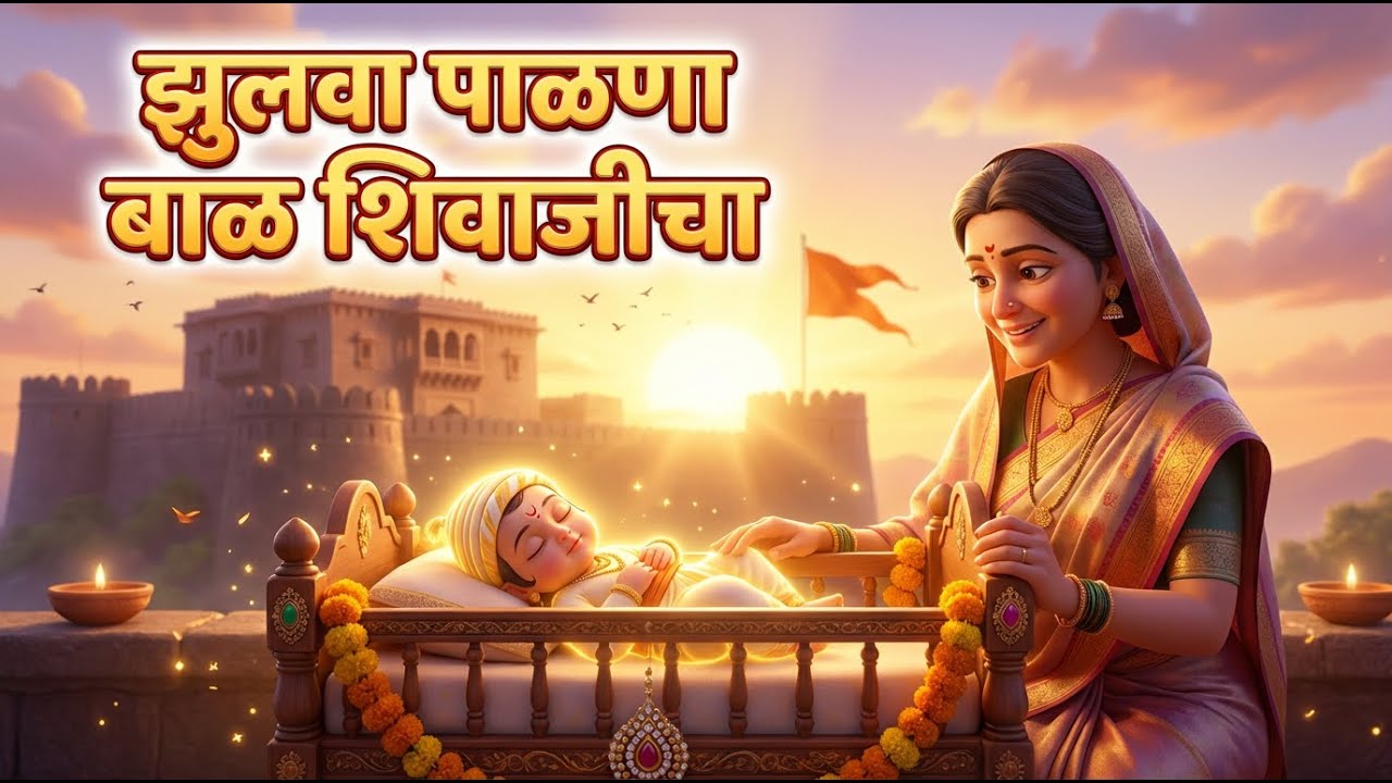 Zulva Palna Palna Bal Shivaji Cha  | Chhatrapati Shivaji Maharaj Birth Song | Marathi Kids Lullaby