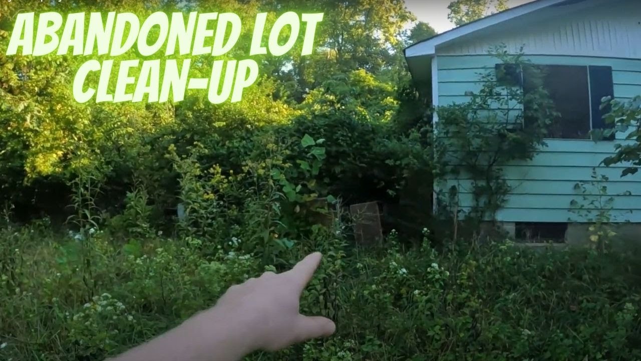 Cleaning-up around an ABANDONED HOUSE!