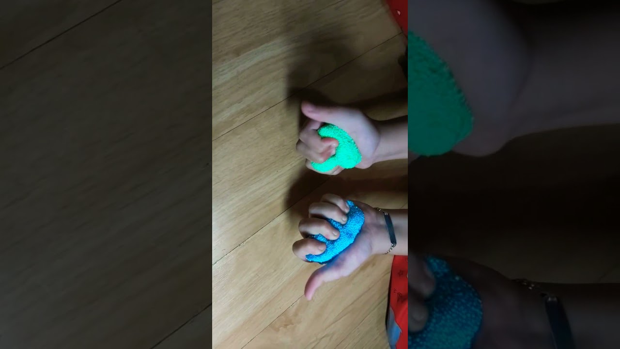 Playing my Foam Slime part 2.. #foamslime #PlayDog