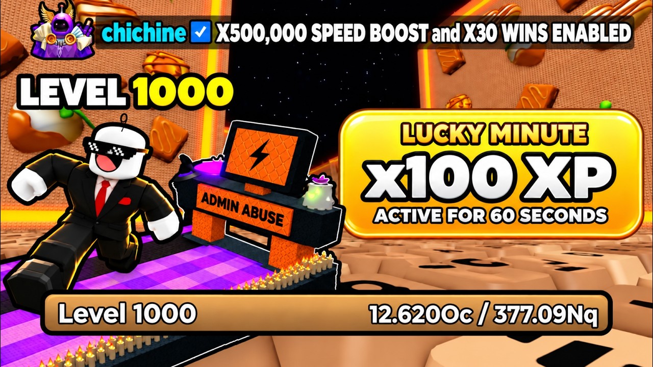 i got LEVEL 1000 during CRAZIEST ADMIN ABUSE! +1 Speed Keyboard Escape