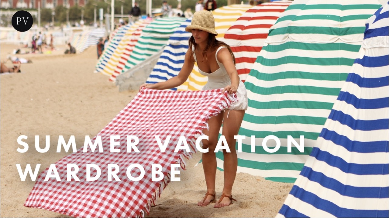 The Ultimate Summer Vacation Wardrobe of a French Girl: Chic and Comfortable 4K