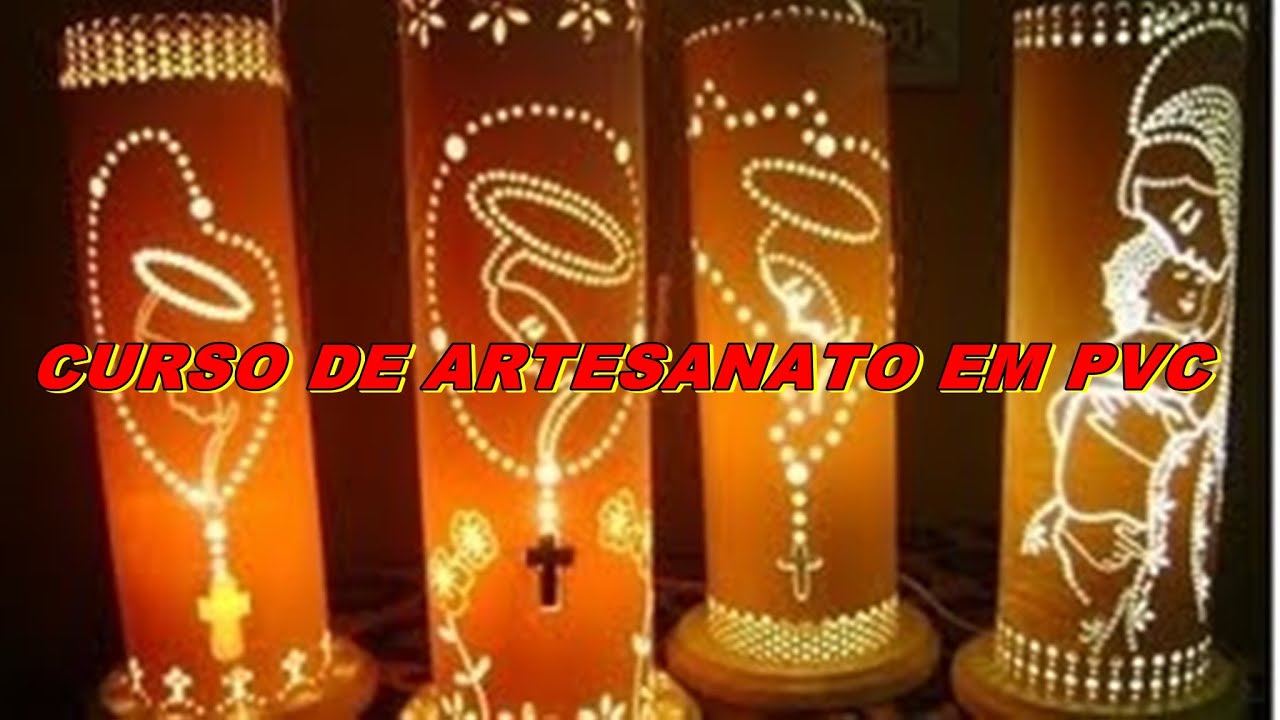 CURSO COMPLETO ARTESANATO EM PVC   N&Iacute;VEL B&Aacute;SICO
