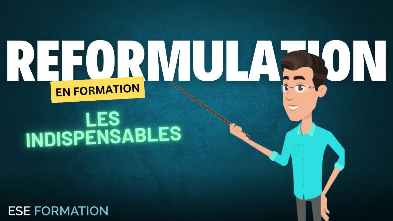 La reformulation en formation