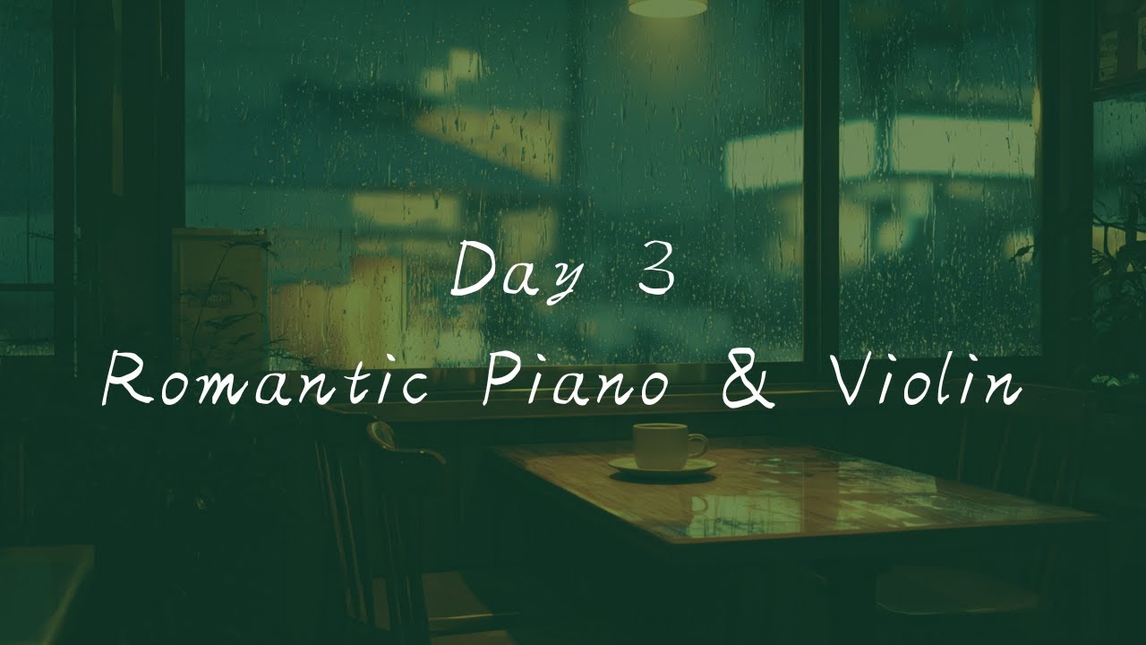 Rainy Night Piano + Violin | A Gentle Café Mood ｜ 2 hours Reading & Coffee | Winniryan Melody Cafe