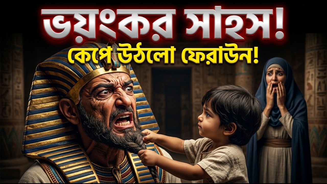 ফেরাউনের কোলে বসে যে মুজিজা দেখিয়েছিলেন মুসা (আঃ)! | Prophet Musa (AS) Story