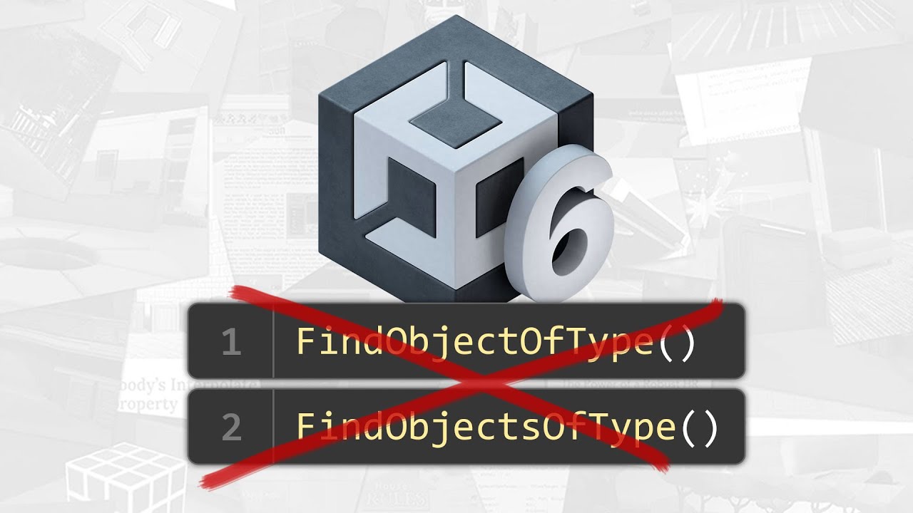Why FindObject(s)OfType became obsolete in Unity 6