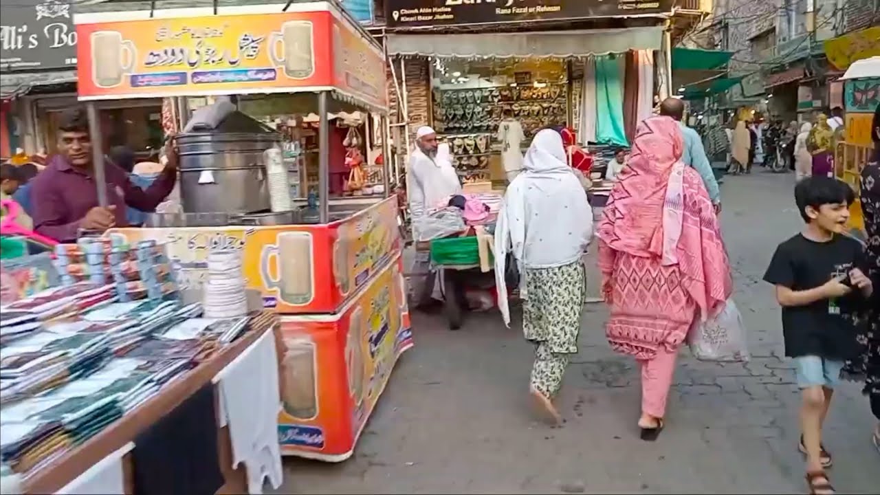 Jhelum Main Bazaar Walking Tour in 4K | Walking Tour Through the Heart of Jhelum Pakistan