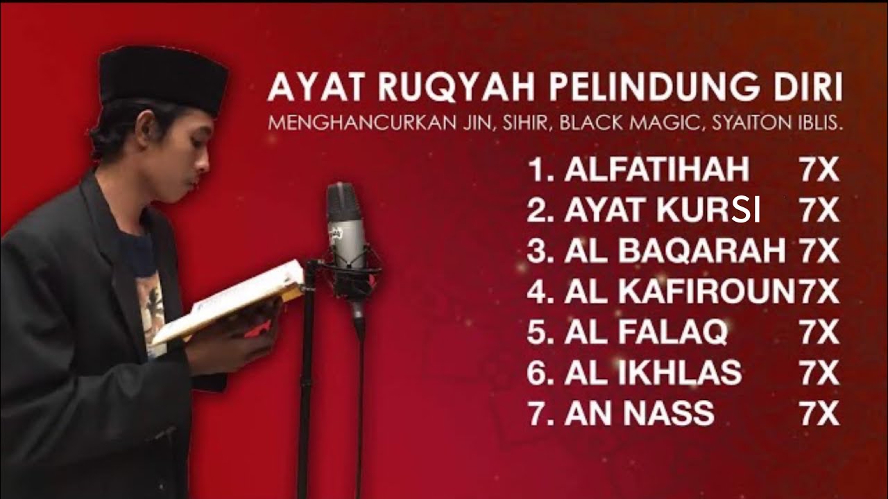 Al-fatihah, Ayat Kursi, Al-baqarah, Al-kafirun, Al-iklhas, Al-Falaq & An-Nas ‼️