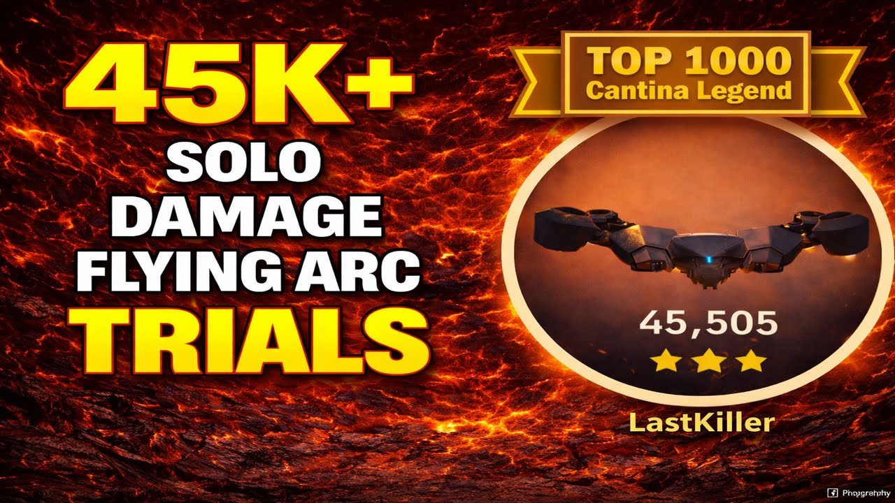 Solo Damage Flying ARC – TOP 1000 Cantina Legend (EASY 45K+) | ARC Raiders Full Run