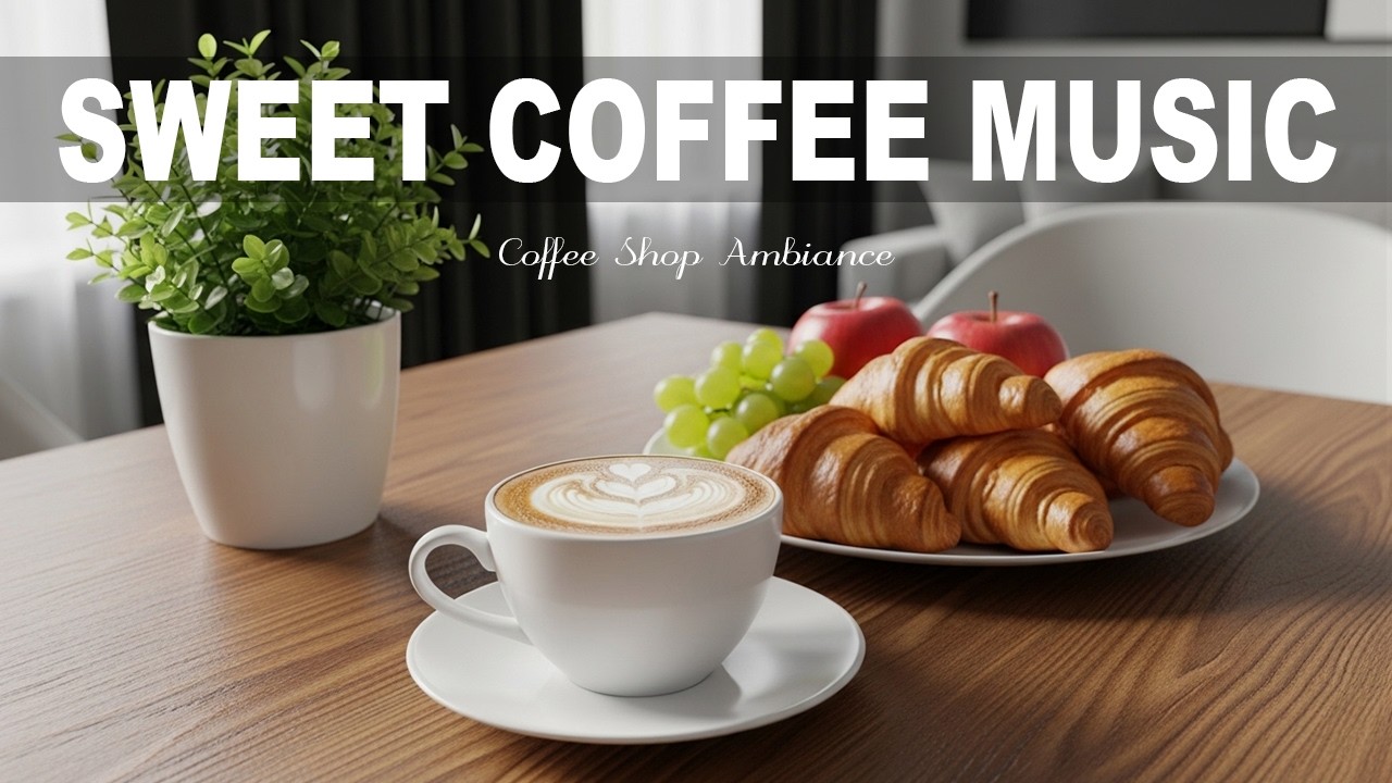 Sweet Coffee Music 🎶 Coffee Shop Ambiance & Sweet Bossa Nova instrumental for Uplifting Your Mood